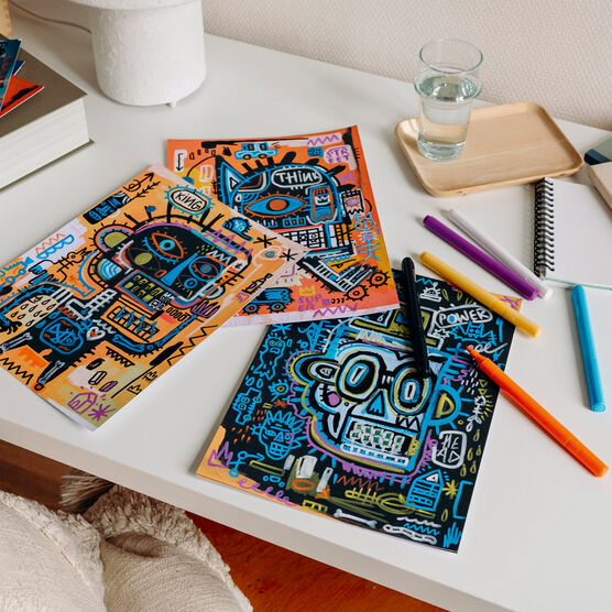 Basquiat Colouring Kit